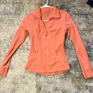 lululemon define jacket peach color